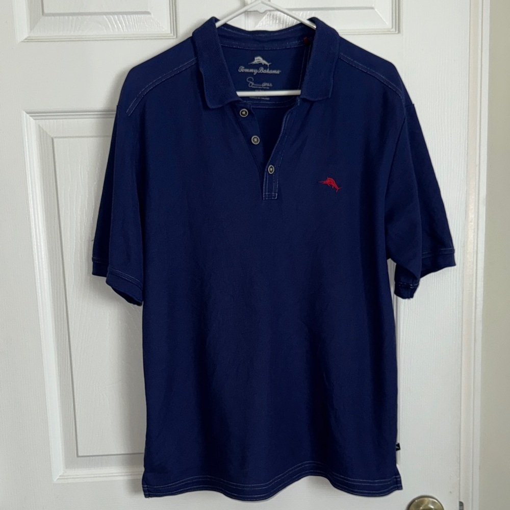 Tommy Bahama The Emfielder IslandZone Deep Blue Polo Shirt